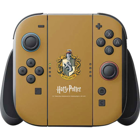Wizarding World Harry Potter Hufflepuff House Crest Nintendo Switch 2 (2025) with Joy-Con Skin